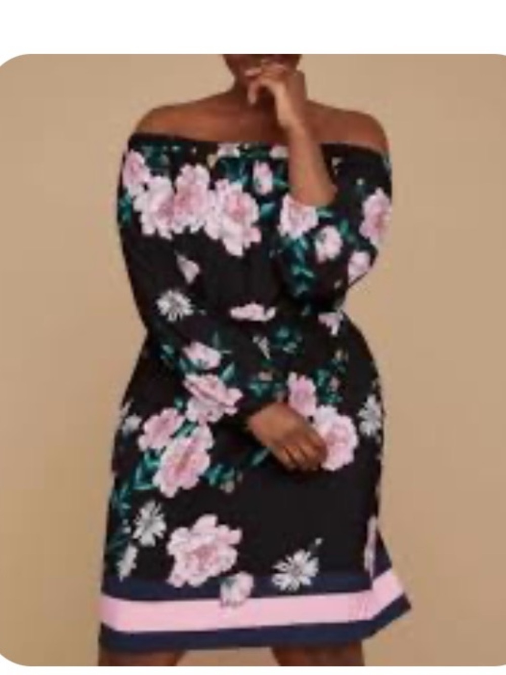Lane Bryant Floral Off The Shoulder
Long Sleeve Dress Size 22/24